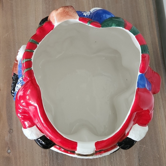 🎄🍪 Vintage 3D Christmas Cookie Jar – Mr. Moose, Santa & Frosty Amazing Design - Picture 12 of 16